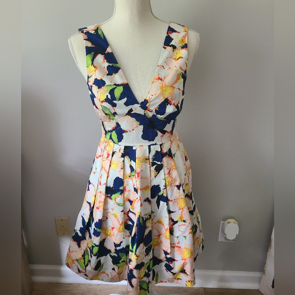 - J. Crew floral A line dress GORGEOUS size 00